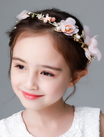 épingle de cheveux accessoire de cheveux coiffe décoré de fleur pour fille de fleur