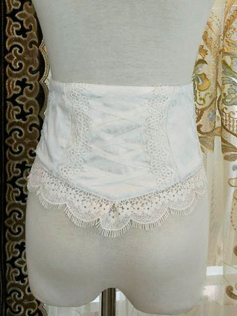 クラシックロリータコルセットレースジャカードロリータビスチェ