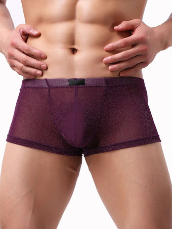 Viola Menhorts sexy di nylon della biancheria degli uomini della biancheria sexy