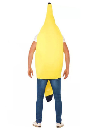 フードコスチュームバナナ大人ユニセックスおかしいフルーツコスチュームハロウィン
