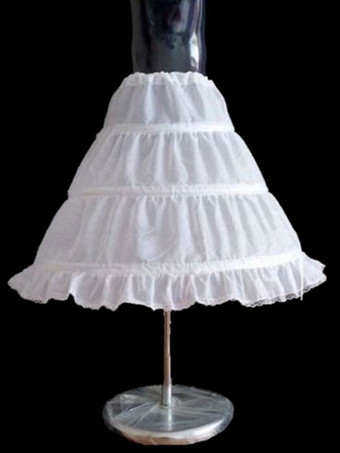 Jupon ivoire enfant robe de mariée Tulle 1 couche 3 cerceau jupon de cérémonie