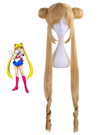 Sailor Moon Sailor Moon Tsukino Usagi Peruca 2024 Cosplay Dia Das Bruxas