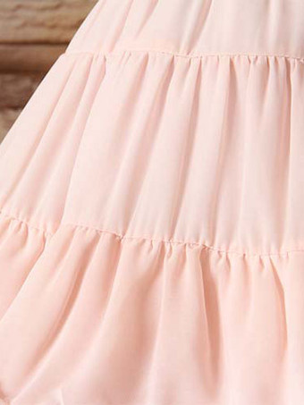 ロリィタパニエ　ピンク　新作　ポリエステル　スウィート　可愛い　カジュアル　