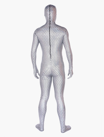 全身タイツ　メタリック　男女兼用　大人用　魚柄　 ハロウィン