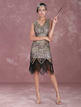 Robes Flapper Des Annees 1920 Et Costumes Flapper Milanoo Com