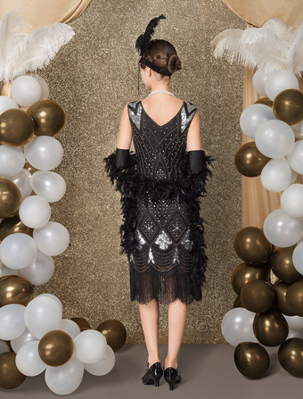 ワンピース 1920年代フラッパー チャールストン ワンピース ヴィンテージ 華麗なるギャツビーワンピース ハロウィン バーガンディ