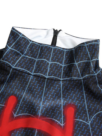 アルティメット・スパイダー　マンマイルス・モラレス　ハロウィンコスプレコスチュームゼンタイフード付き　2026　