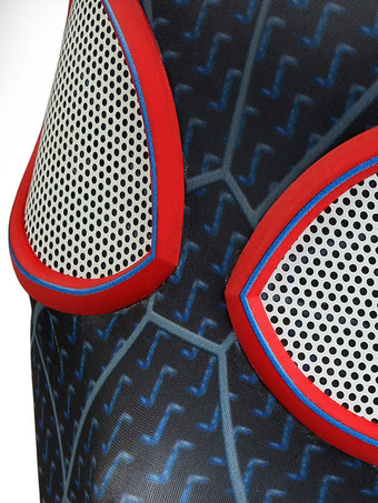 アルティメット・スパイダー　マンマイルス・モラレス　ハロウィンコスプレコスチュームゼンタイフード付き　2026　