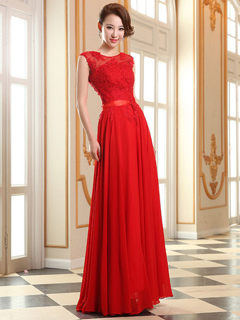 プロムドレス　2025　ソフトピンク　レースアップリケイブニングドレス　シフォン　ノースリーブ　サッシュ　フロアレングスフォーマルガウン