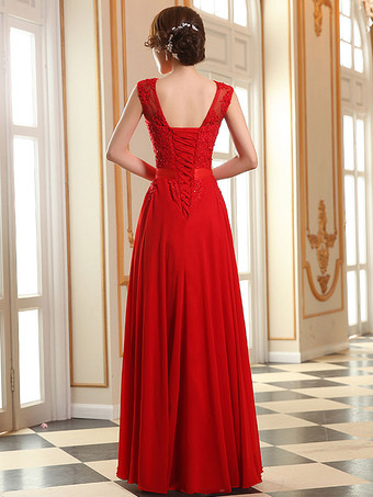 プロムドレス　2025　ソフトピンク　レースアップリケイブニングドレス　シフォン　ノースリーブ　サッシュ　フロアレングスフォーマルガウン