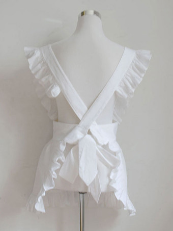 メイドロリータエプロン スウィートロリータアクセサリー カワイイ メイドコスチューム