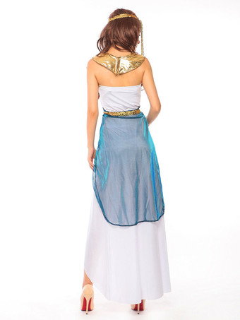 Carnival Egyptian Queen Costume Cleopatra Halloween Women Dresses Outfit