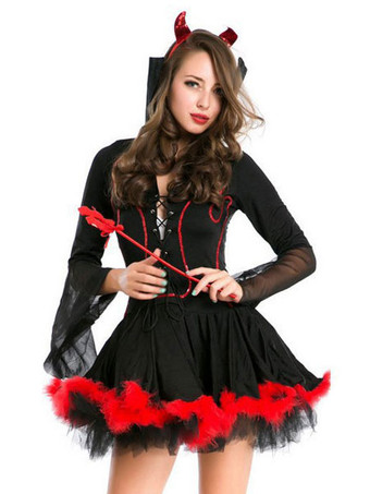 ハロウィン 魔女コスチュームハロウィンバンパイアレディースショートドレス