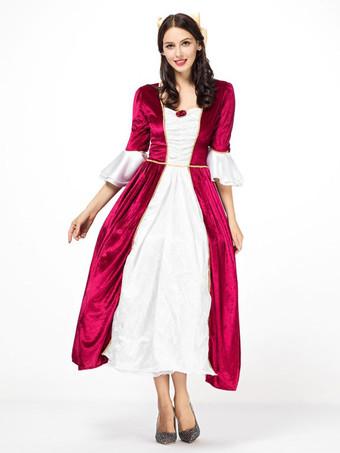 Vestidos medievales de Carnaval para mujer, traje Retro ajustado
