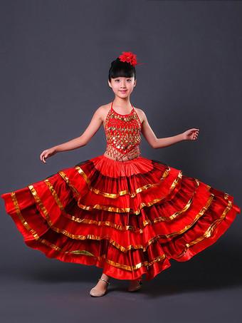 Costumi da Ballerina Spagnola Danza  Costumi da Danza Professionali per  Bambine