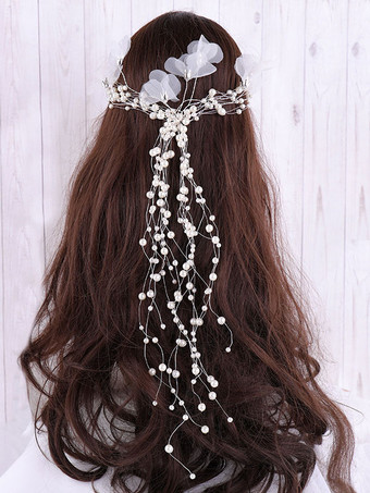 Boho Wedding Headpieces Pearls Diadema Nupcial Accesorios para el cabello