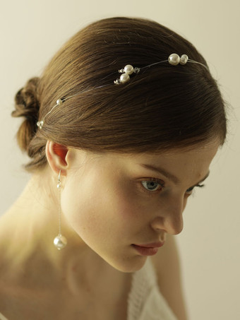 Boucles d'oreille perles bijoux de mariée