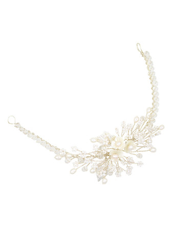 ウェディングブレスレットシルバーパールジュエリーブライダルアクセサリー