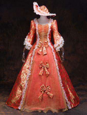 Vestido de Disfraz Medieval para Mujer, Vestido de Fiesta Retro, Vestido de  cóctel Vintage,Encaje Hasta el suelo