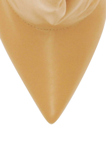 ショートブーツ ポインテッドトゥ ブーティ シック＆モダン レディースブーツ ライトブラウン ピンヒール 12cm ポリエステル パーティー 無地 シューズ レディース靴