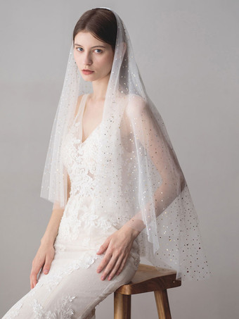 Tulle Two-tier Fingertip Bridal Veils