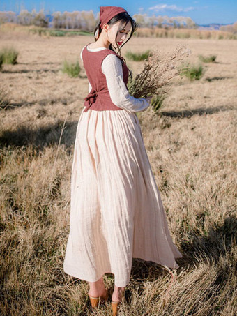 中世 ドレス 女性用 プリンセス 貴族ドレス ホワイト ヴィンテージ マルディグラ レトロ ヨーロッパ 宮廷風 中世 ドレス・貴族ドレス