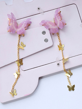 RoseChinese Style Lolita Headwear Chains Butterfly Han Lolita Hai Accessories
