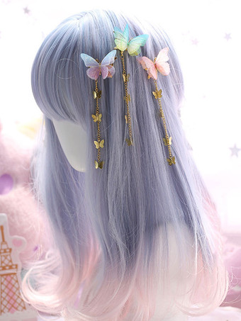 Chinese Style Lolita Headwear Chains Butterfly Han Lolita Hai Accessories