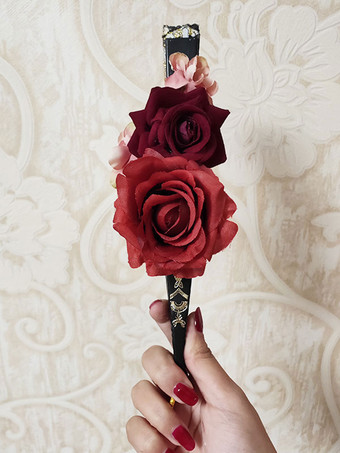 Black Lolita Accessories Flowers Poly Cotton Blend Accessory Miscellaneous