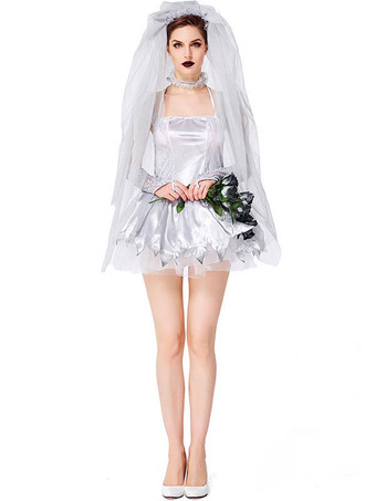 Corpse Bride Costume Halloween Women Sexy Vampire Costumes - Milanoo.com