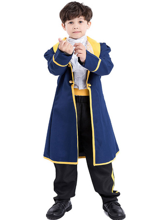 Carnival Costumes Blue Prince Kids Polyester Shirt Overcoat Child Holiday Cosplay Wears is $53.99 (20% off)