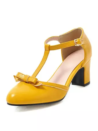 Retro hot sale chunky heels