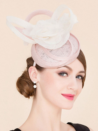 Chapeau de fête rétro pour femme  fleur  bretelles  élégant Déguisements Halloween