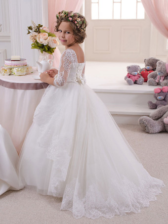 結婚式 子供ドレス フラワーガール 子供用フォーマルドレス ホワイト