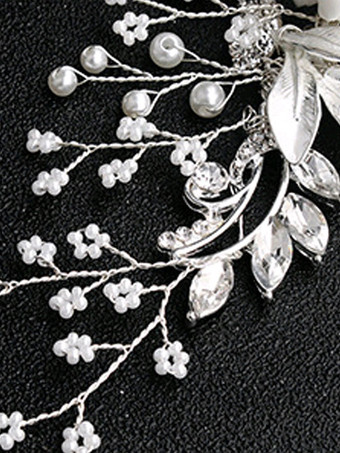 結婚式のかぶとの櫛の花の金属の花嫁のヘアアクセサリー