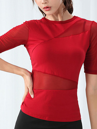 ラテンダンス衣装 社交ダンス ダンス 衣装 コスチューム バーガンディー コスチューム 女性用 ラテンダンサー コットン パフォーマンス トップス