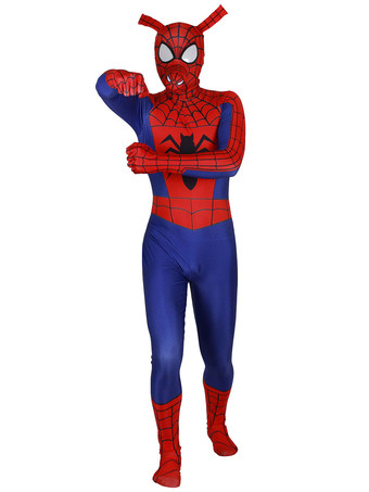 スパイダーマンスーツ　レッド　ピッグ　ジャンプスーツジャンプスーツ　マーベルコミックフィルム　コスプレ衣装　ハロウィン　パーティー衣装　子供用　大人用　全身タイツ
