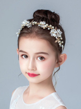 Couronne de fille de fleur accessoire de cheveux