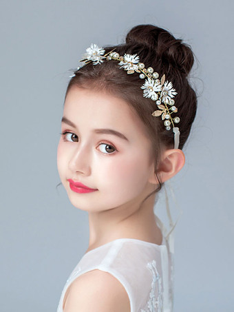 Couronne de fille de fleur accessoire de cheveux
