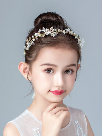 Couronne de fille de fleur accessoire de cheveux