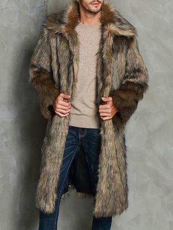 Faux Fur Jacket Men, Men Jackets Winter, Mens Faux Fur Coat