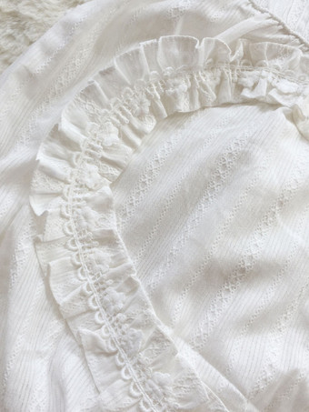 スウィートロリータブルマーズジャカードルースホワイトロリータショーツ