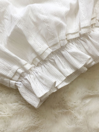 スウィートロリータブルマーズジャカードルースホワイトロリータパンツ