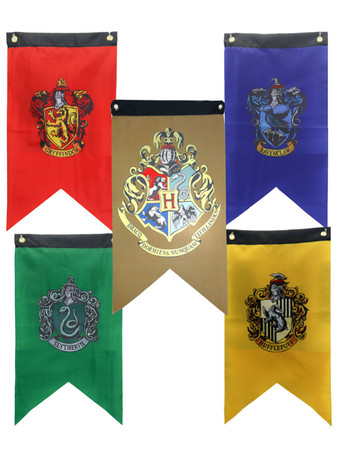 Halloween Carnaval Harry Potter Cosplay Disfraz JK Rowling Series Poliéster Bandera