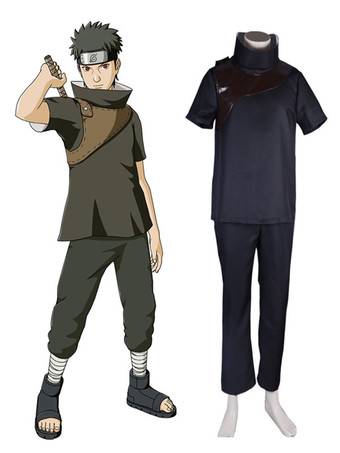 Naruto Shippuden Uchiha Shisui Anbu Suit Anime Cosplay Costume