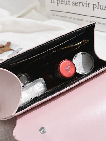 甘いロリータバッグピンクPUレザーハンドバッグロリータアクセサリー