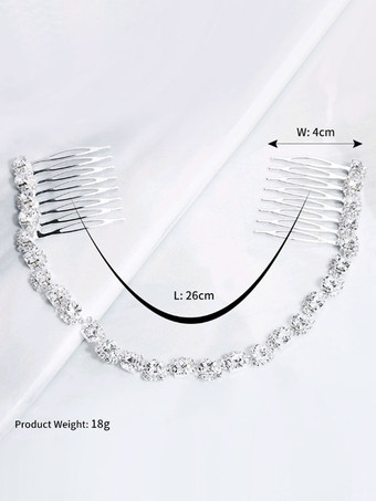 Accessoires de cheveux en métal pour peigne