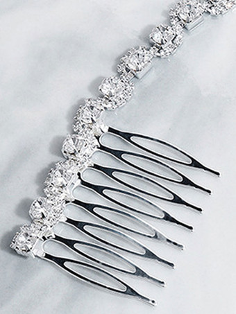 Accessoires de cheveux en métal pour peigne