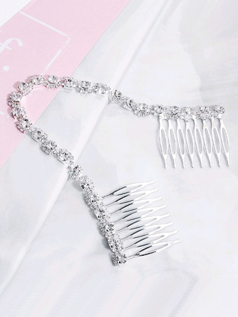 Accessoires de cheveux en métal pour peigne