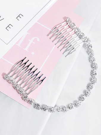 Accessoires de cheveux en métal pour peigne